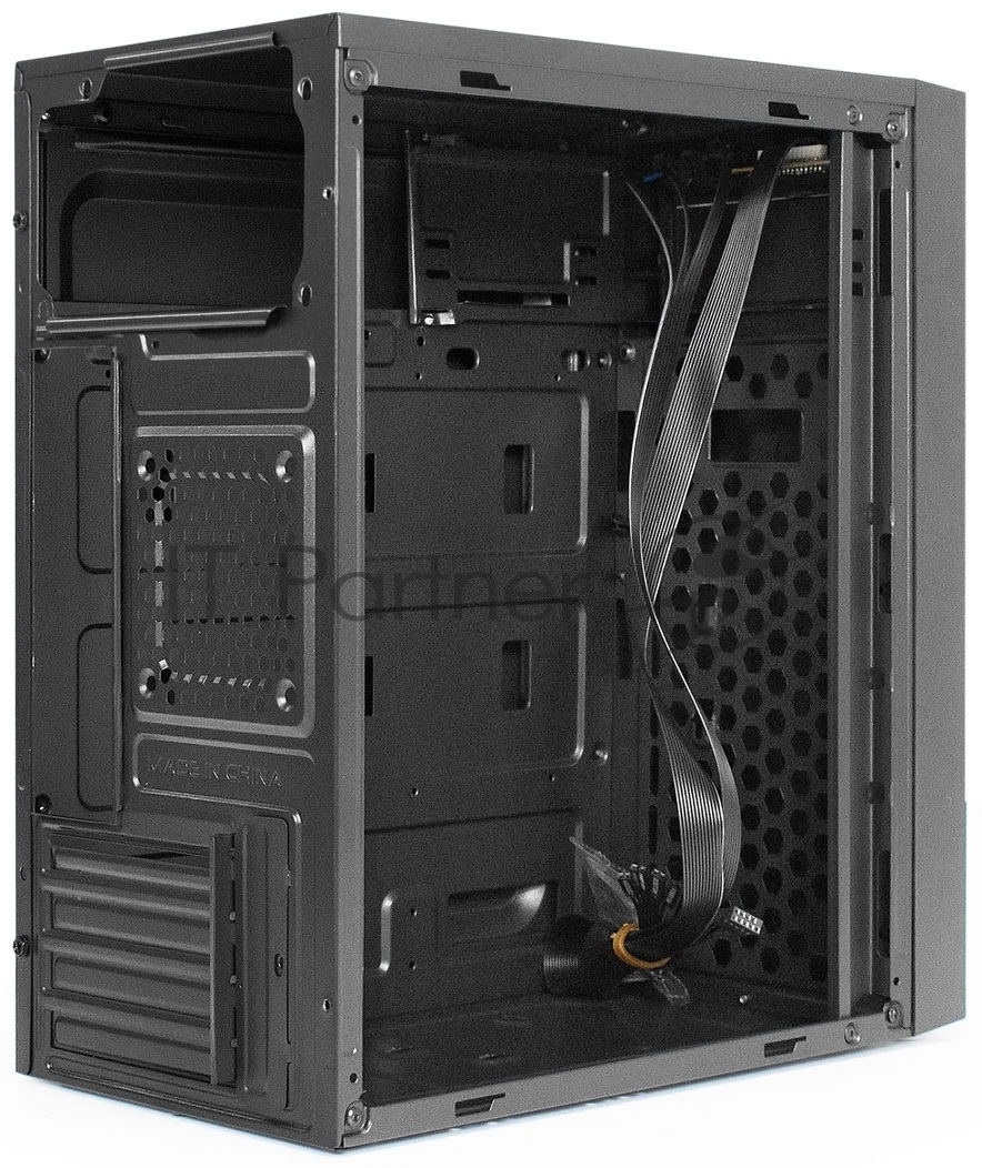 Компьютерный корпус Minitower ExeGate BAA-113-UNS350 (mATX, БП UNS350 с вент. 12см, 2*USB, аудио, черный)
