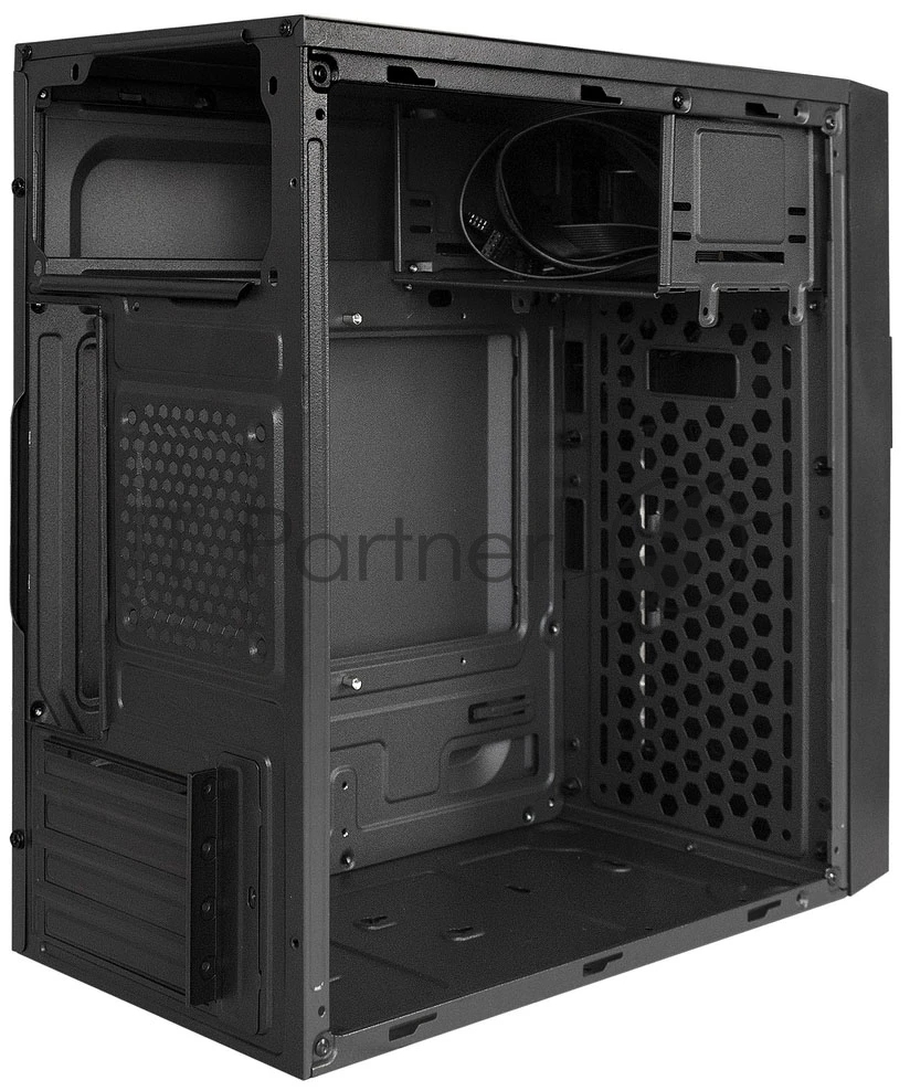 Компьютерный корпус Minitower ExeGate BAA-105-01-UNS400 (mATX, БП UNS400 с вент. 12см, 2*USB, аудио, черный)