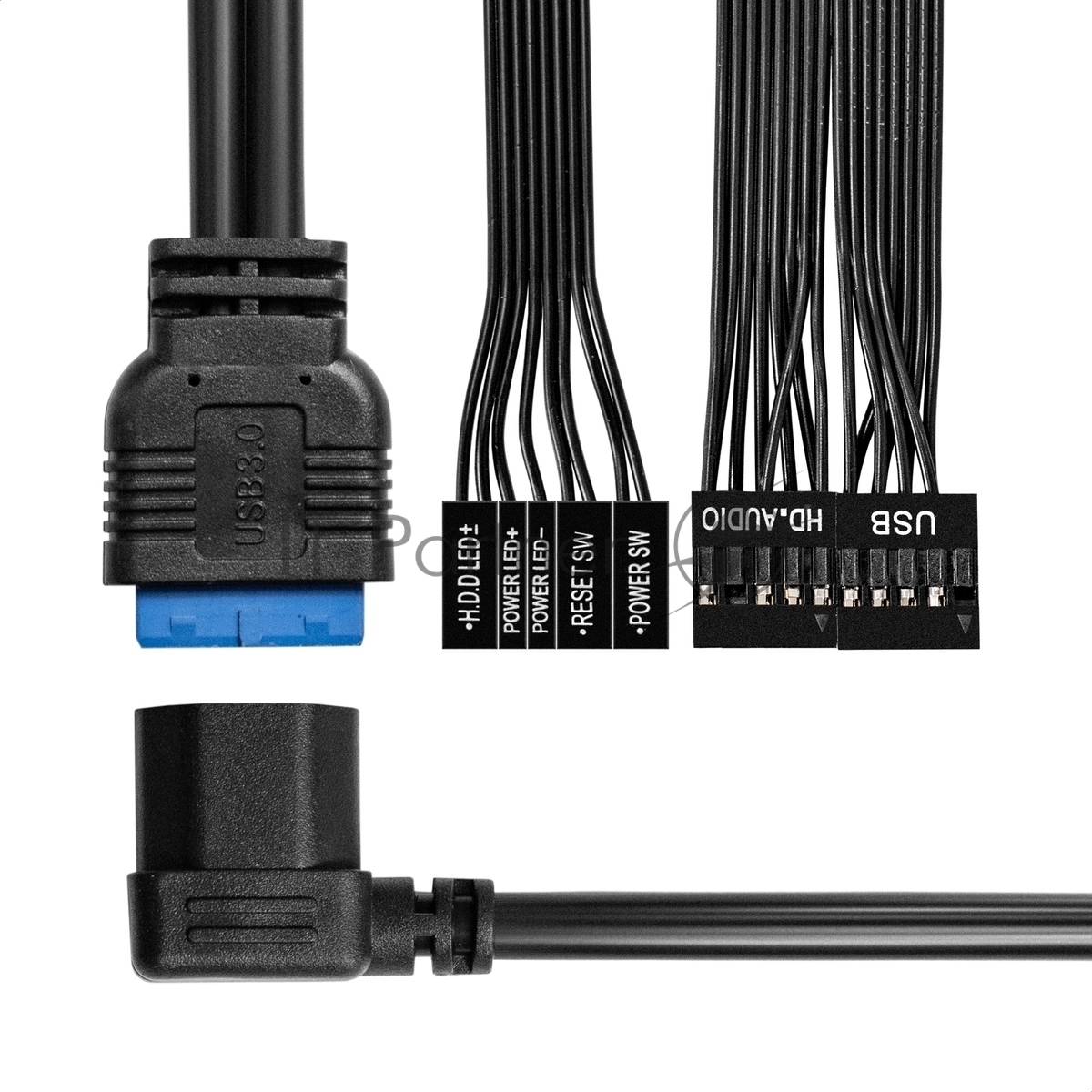 Компьютерный корпус Desktop ExeGate MI-307U2 (mini-ITX/mATX, без БП, 2хUSB+2хUSB 3.0, HD аудио, черный)