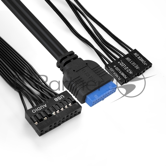 Компьютерный корпус Minitower ExeGate QA-412U-UNS500 (mATX, БП UNS500 с вент. 12см, 2хUSB+2хUSB 3.0, аудио, черный)