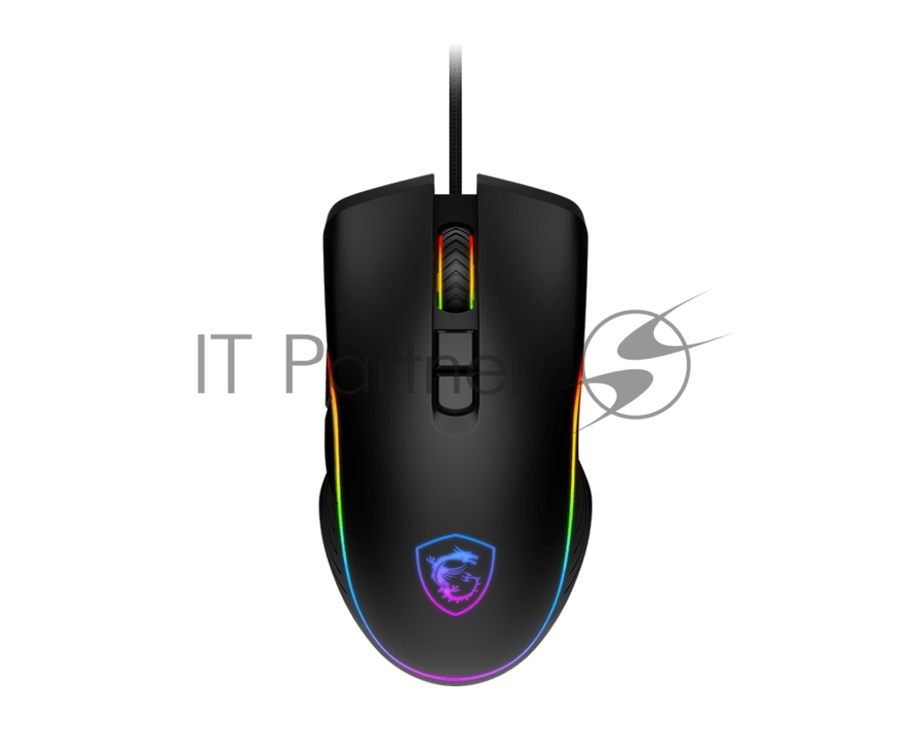 Мышь проводная MSI Forge GM300 черный, 7200 dpi, USB, кнопки - 7