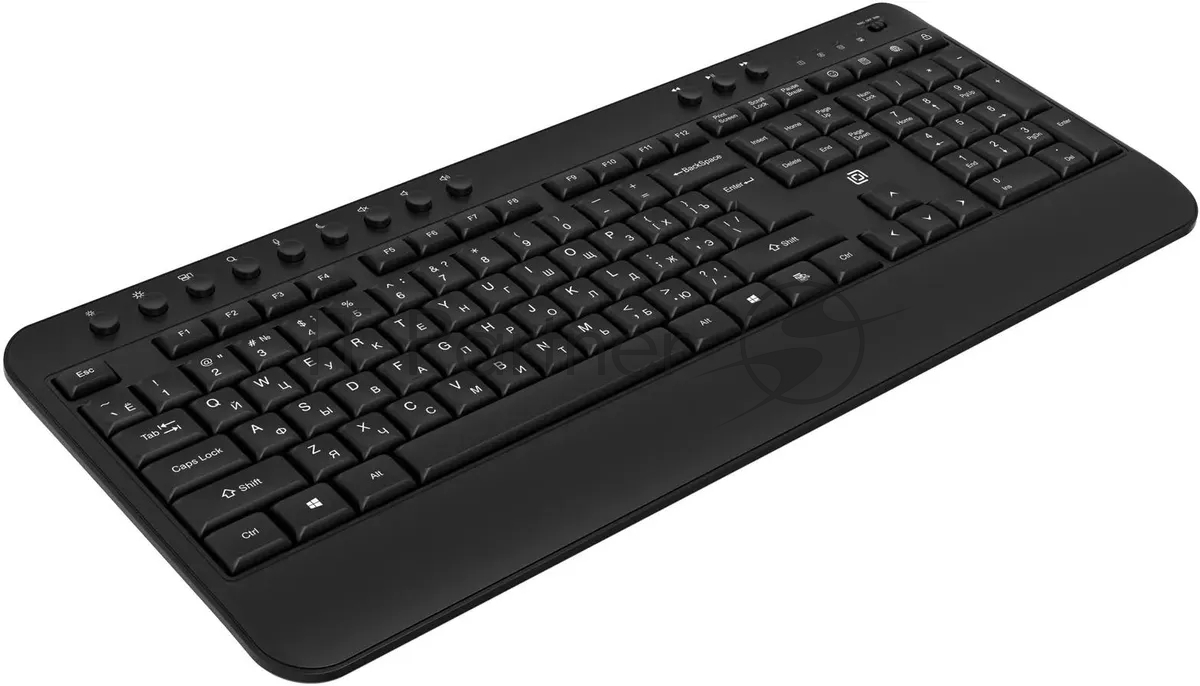 Клавиатура Oklick K257W беспроводная, радиоканал, чёрный