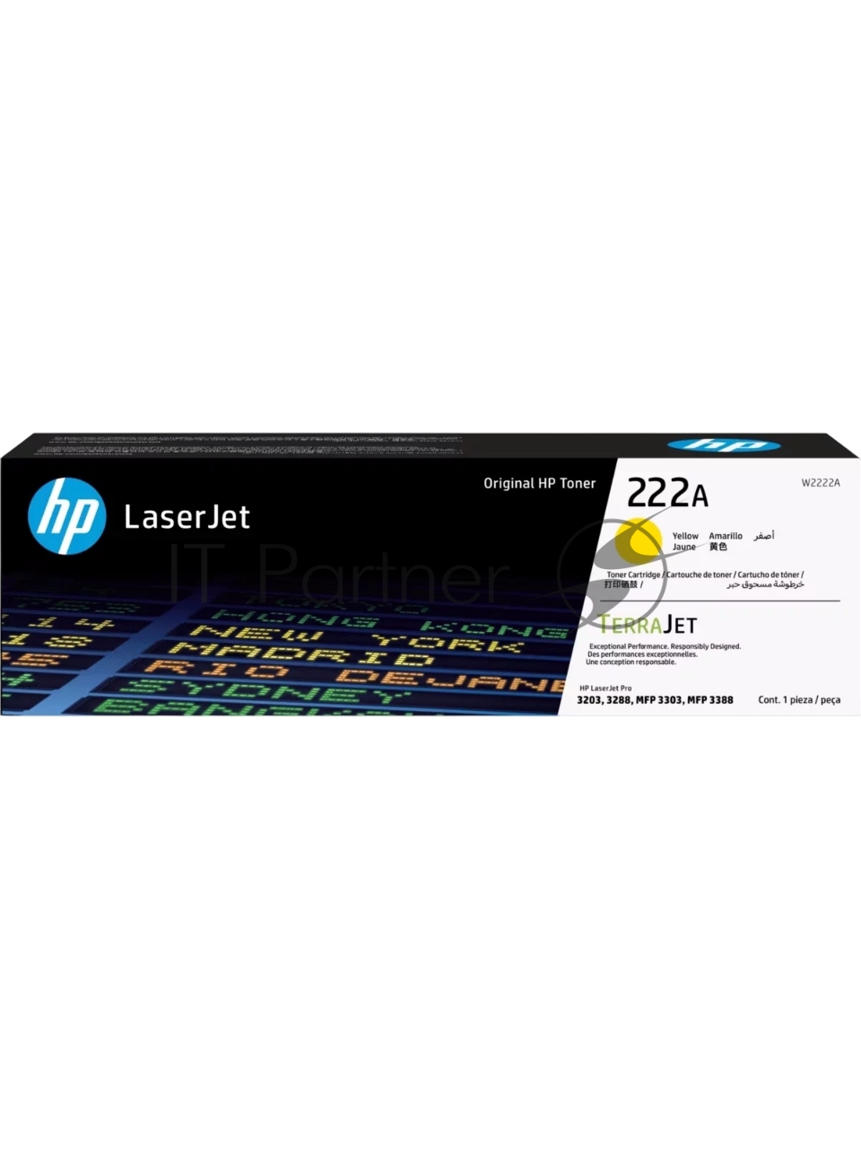 Тонер-картридж HP 222A Yellow Toner