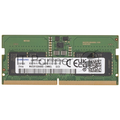 Оперативная память Samsung, DDR5, 8GB (1x8 GB), 5600 MHz, CL46, SO-DIMM