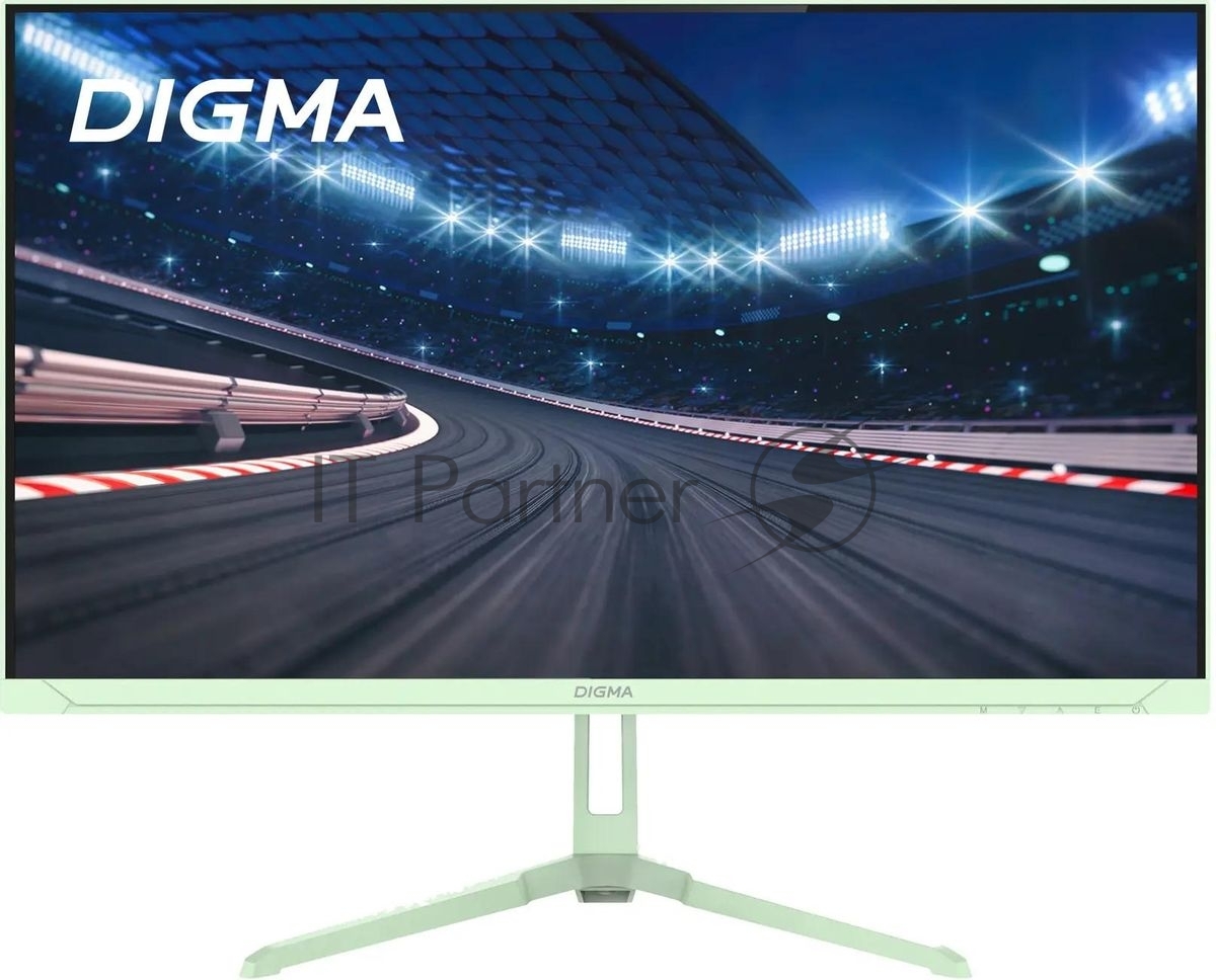 Монитор 23.8" Digma Overdrive 24P410F IPS 1920x1080, 200 Гц, 1 мс, 16:9, 300 кд/м², HDMI 2.0, DP 1.4, 3.5 Jack, USB 2.0, FreeSync, G-Sync, HDR10, мятный