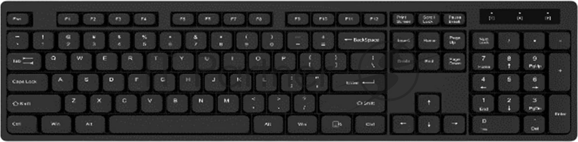 Клавиатура Raskat K005 проводная, USB Type-A, чёрный