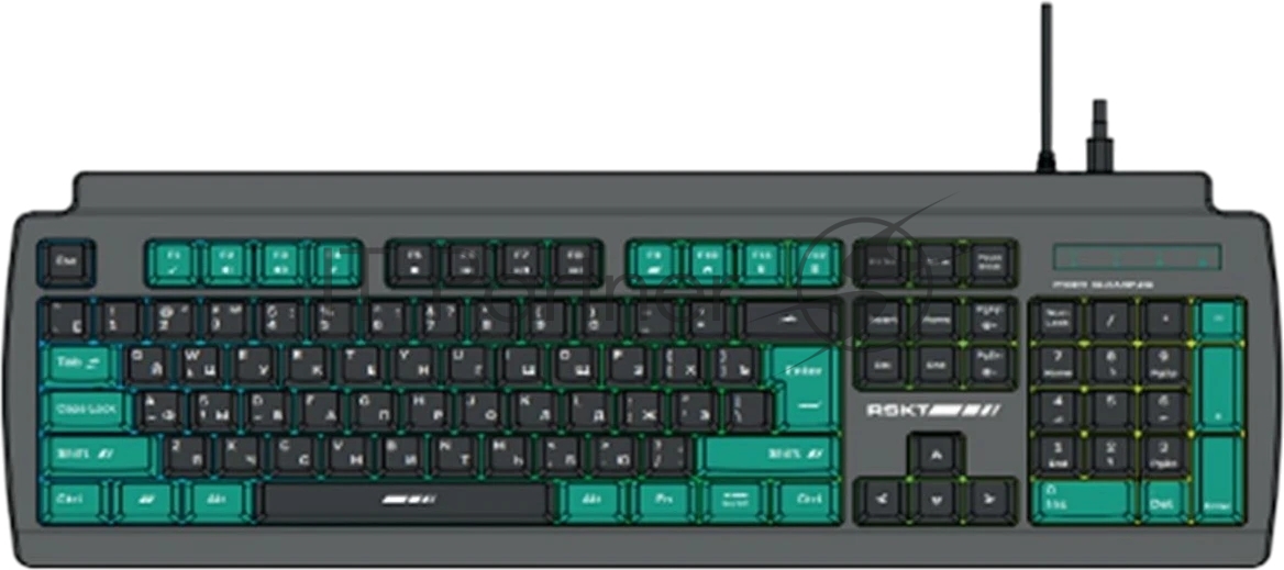 Клавиатура Raskat KG001 проводная, USB Type-A, серый