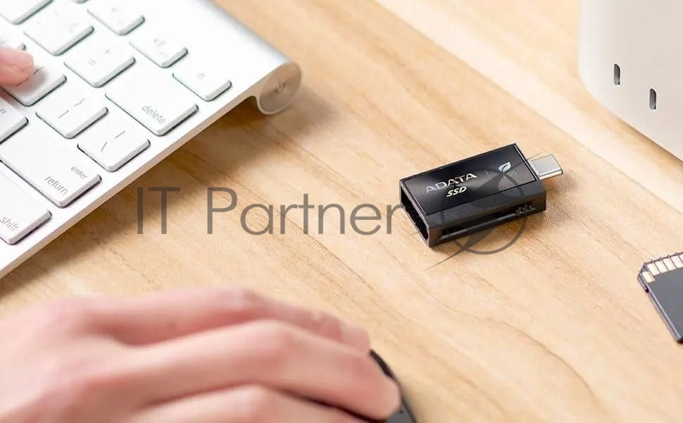 Внешний SSD ADATA SC730, 512 Gb, USB 3.2 Gen 2 Type-A/Type-C, R/W 600/600, черный