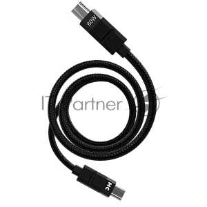 Дата-кабель MORE CHOICE (4620202554987) K87aa 2м USB 3.0A PD60W для Type-C Type-C- 2м, черный