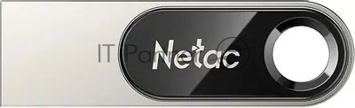 Флешка USB Netac U278 (NT03U278N-064G-32PN), 64Gb, USB 3.0, R/W 90/45, серебристый/черный