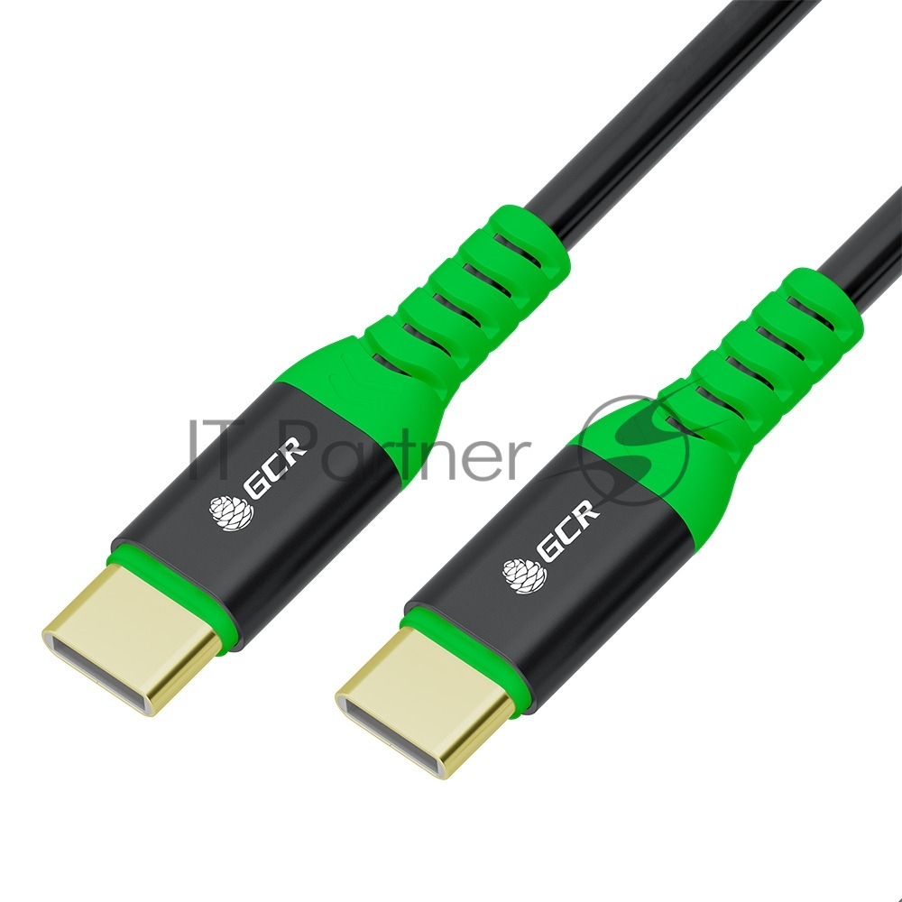 Кабель GCR USB5.0 80GbPS 240W 16K VIDEO, 2.0m, черный