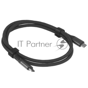 Кабель USB4 TypeCM/CM 16K@60Hz 80Gbps, PD 240W, медь Telecom 1.2м TUS855-1.2M