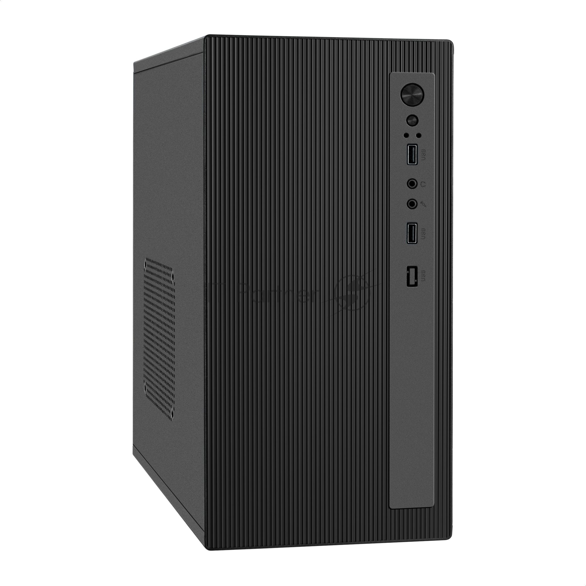 Компьютерный корпус Minitower ExeGate BAA-303M-AAA450 (mATX, БП AAA450 с вент. 8см, 2*USB, HD Audio, черный)