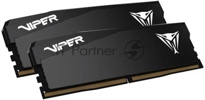 Оперативная память Patriot Viper Elite 5 Ultra, DDR5, 64GB (2x32GB), 6000 MHz, CL28, с радиатором, чёрный