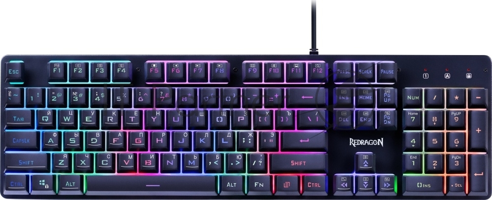 Клавиатура Redragon Nagato проводная, USB Type-A, чёрный