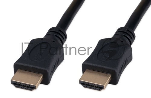 Кабель HDMI Cablexpert CC-HDMI4L-5M, 19M/19M, v2.0, Light, позол.контакты, экран, 5м, черный, пакет