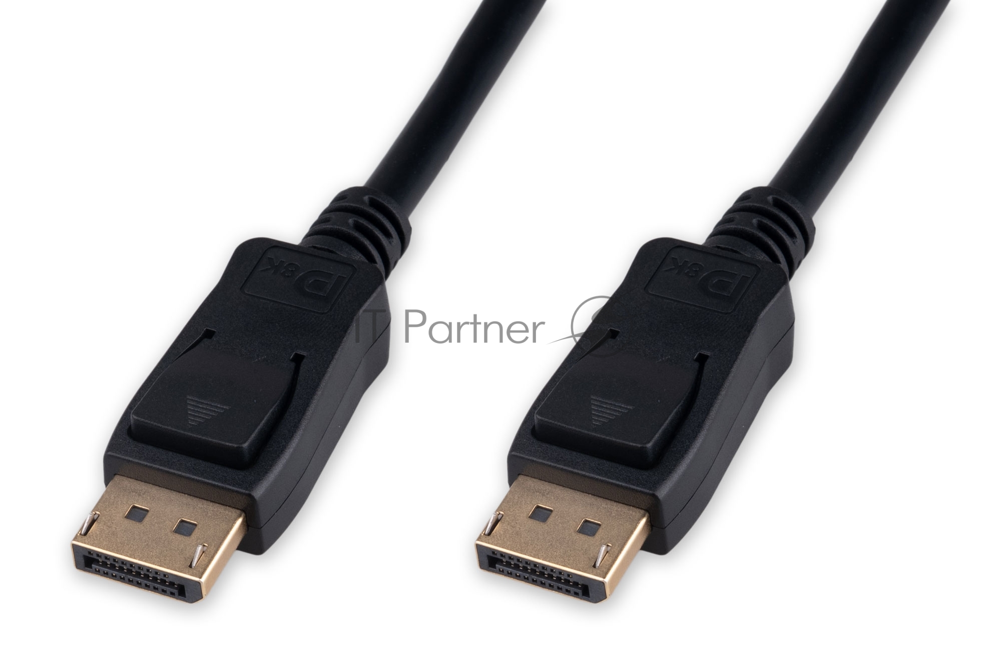 Кабель DisplayPort Cablexpert CC-DP8K-1M, 20M/20M, v1.4, 8К, медь, тройной экран, 1м, черный, пакет