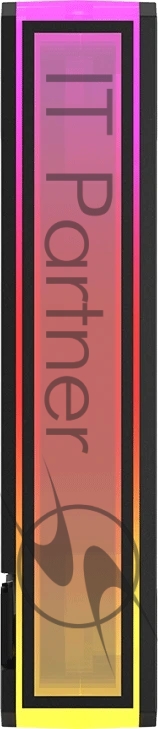 Вентилятор для корпуса Bloody CF-11 LCD ARGb 120х120x25 черный 4-pin 32дБ (упак.:1шт) (CF-11-ARGb120-BK) Ret
