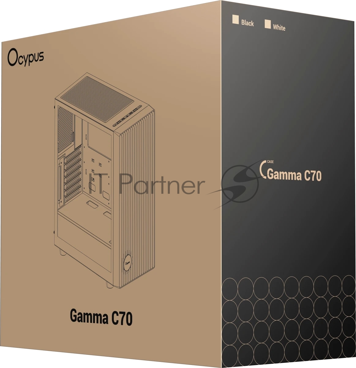 Компьютерный корпус Ocypus Gamma C70 BK, ATX, USB 3.0*1+USB 2.0*1