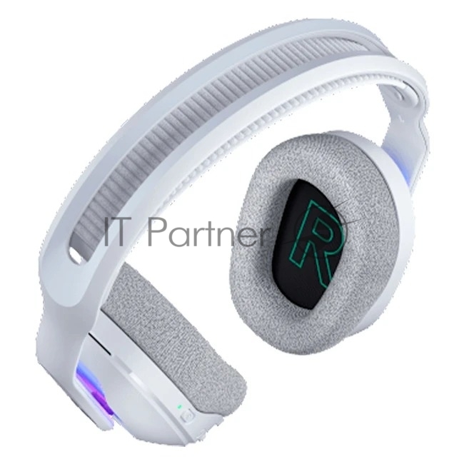 Гарнитура Logitech G522 Lightspeed белый, беспроводная + проводная, Bluetooth 5.3/USB, радиус 30 м, подсветка, съёмный микрофон
