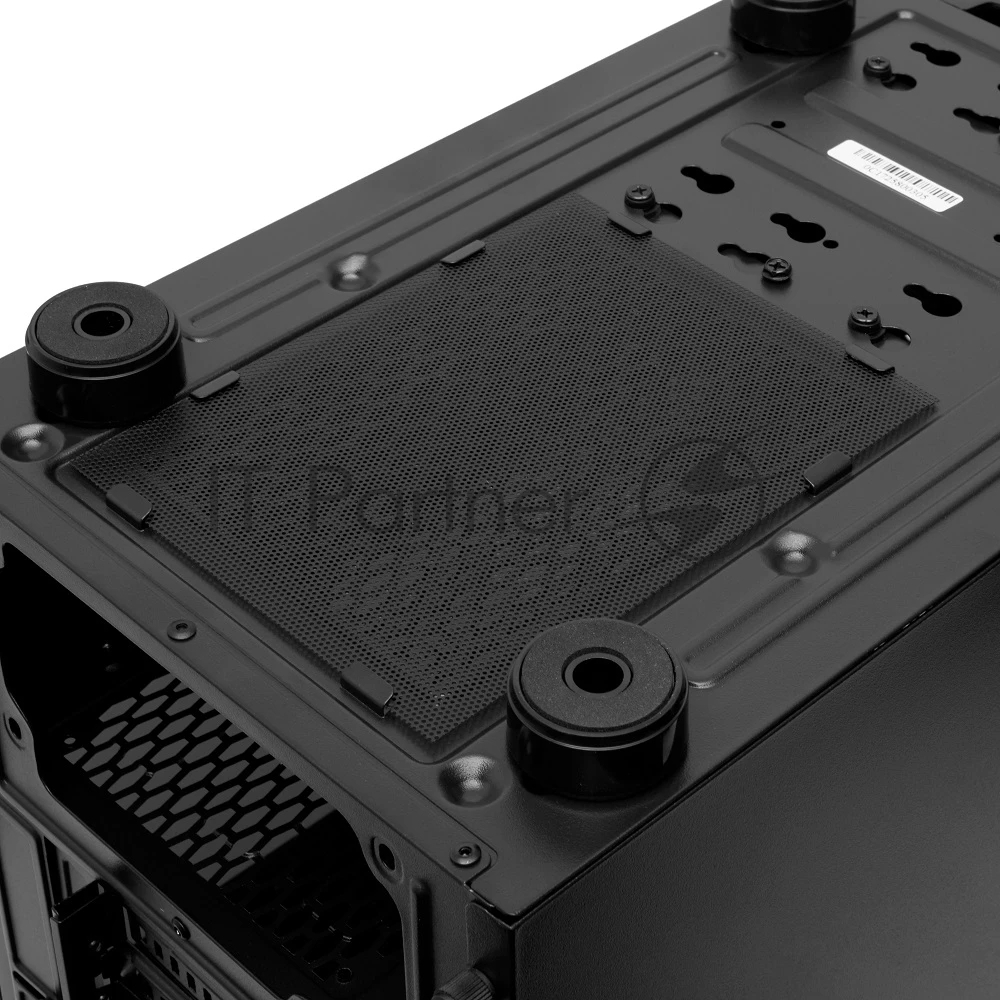 Компьютерный корпус без блока питания Case HSPD M540, Mesh Mid Tower, черный, TG, 0.45 SPCC, no fans, ATX, mATX, mITX, 160/300/150мм, 2x2.5", 2x3.5", 7xPCI, 1xUSB-A 3.0, 2xUSB-A 2.0, 365x216x405мм