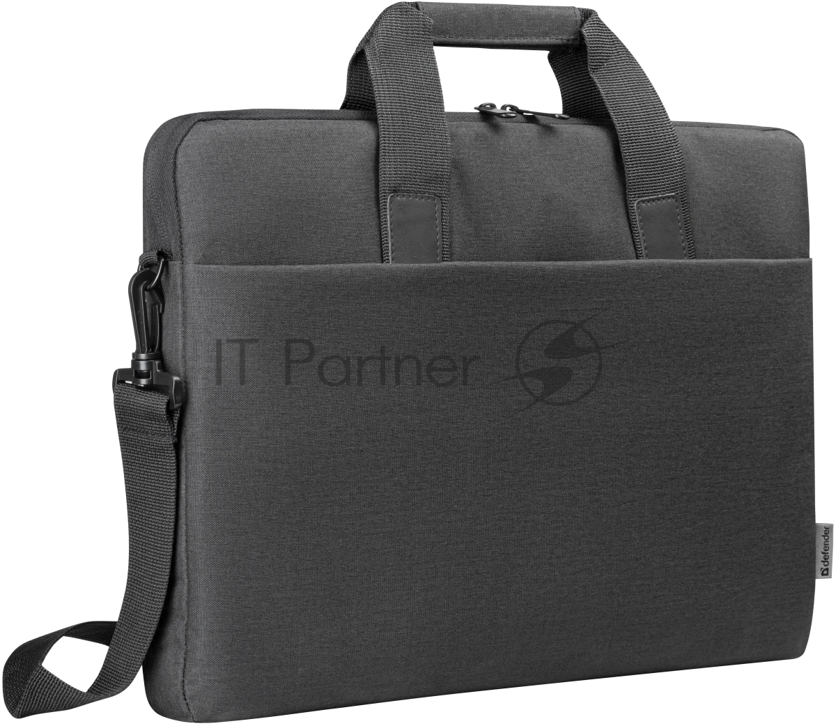 Сумка для ноутбука Defender Shieldy 15-16" черный, карман, SP