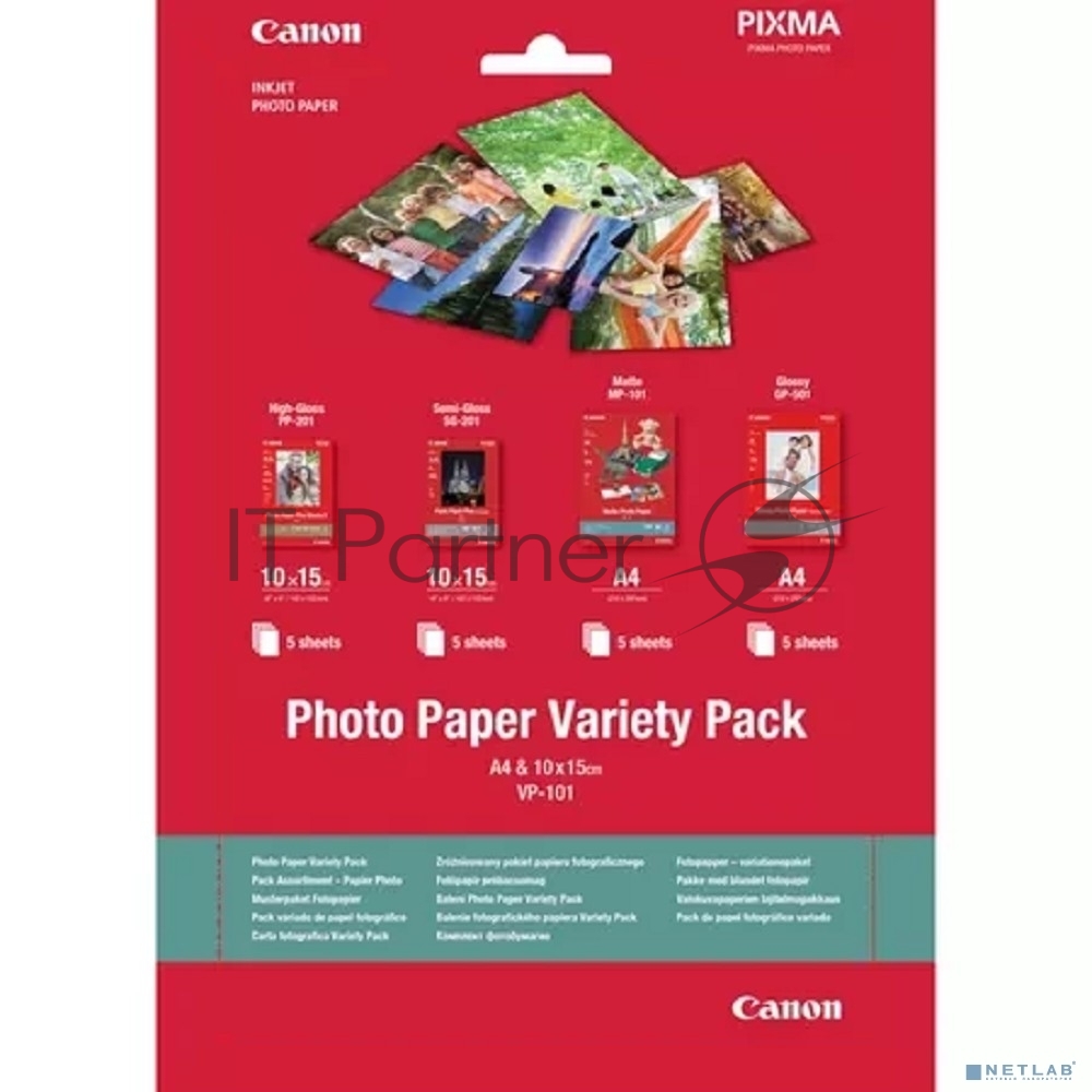 Фотобумага Canon VP-101 Photo Paper Variety Pack