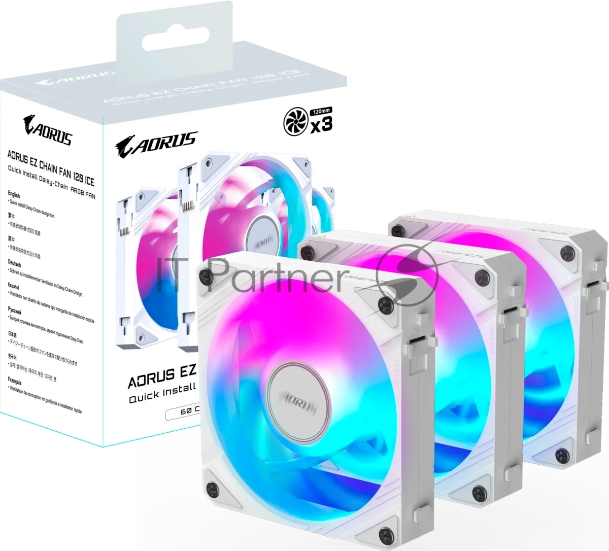 Комплект вентиляторов Gigabyte GP-ECFAN1203 ICE