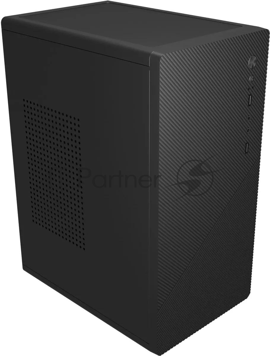 Компьютерный корпус Accord Entry ACC-2054B черный без БП mATX 1x80мм 2xUSB 2.0 audio