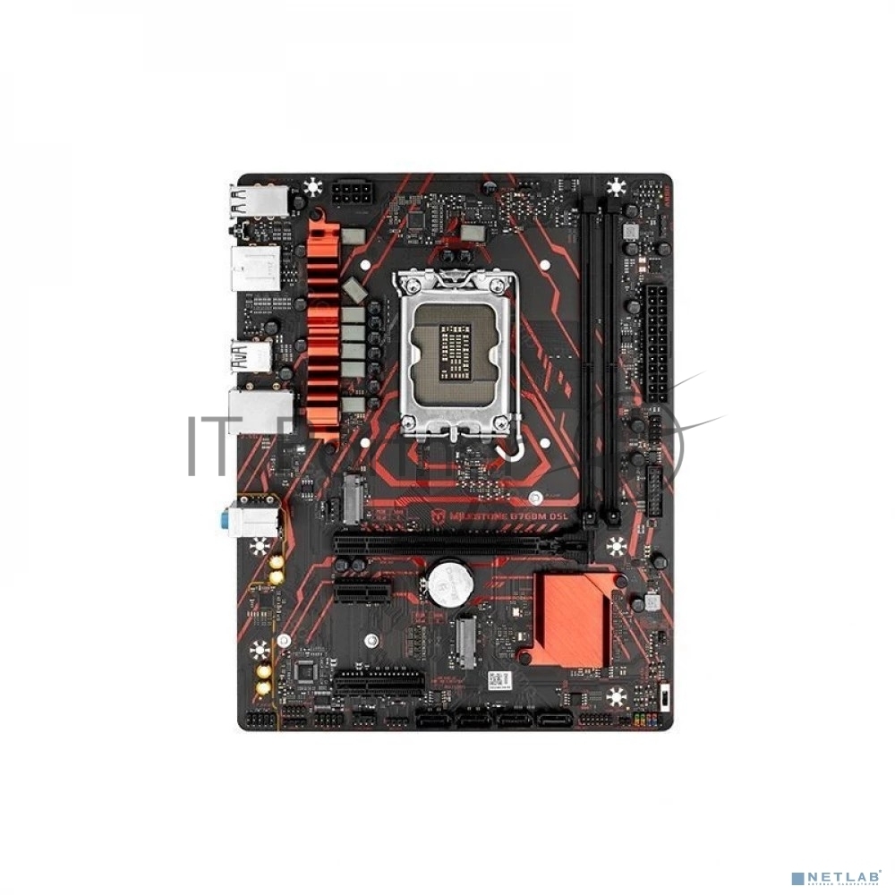 Материнская плата MAXSUN MS-Milestone B760M D5L V2, LGA1700, Intel B760, 2xDDR5, 4xSATA, 2xM.2, 1xPCIe 4.0 x16, 1xPCIe 3.0 x4, 1xPCIe 3.0 x1, 1xHDMI, 1xDP, 1x2.5Gb LAN, 4xUSB-A 5Gbps, 4xUSB-A 2.0, 3x3.5 мм, 5.1, mATX