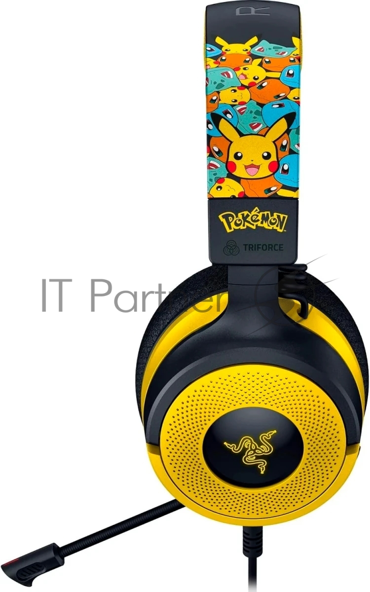 Гарнитура Razer Kraken V4 X Pokemon Kanto Starters Edition мультицвет, проводная, подсветка