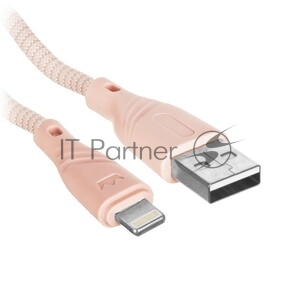 Кабель Crown USB - Lightning CMCU-011L red