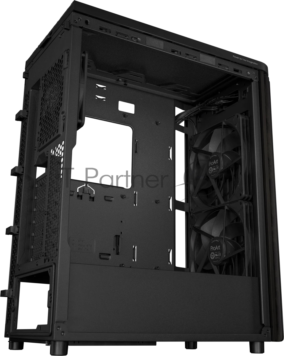 Компьютерный корпус ASUS PROART PA401 WOOD METAL PWM черный