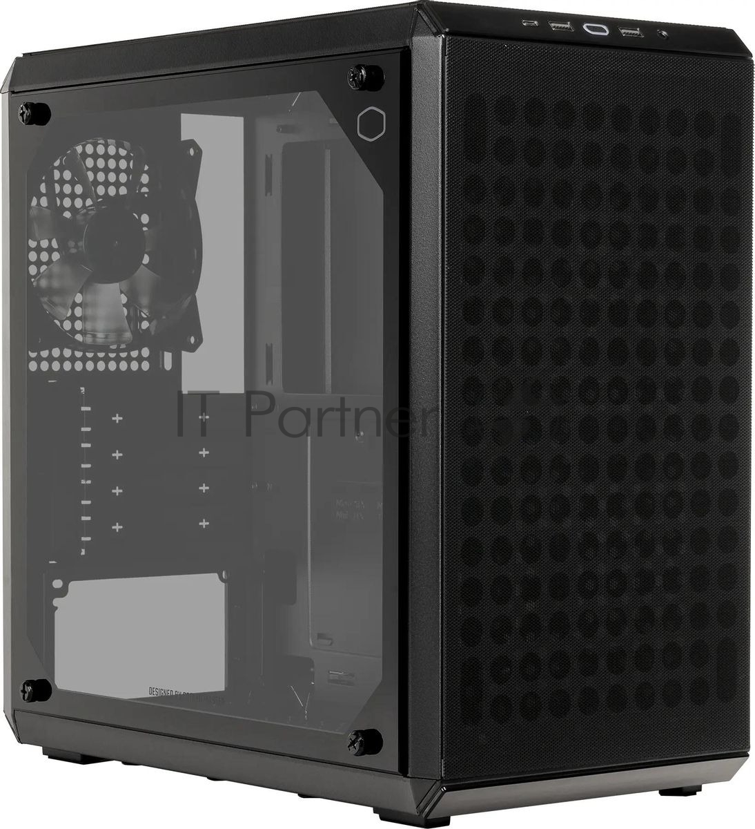 Компьютерный корпус Cooler Master MasterBox Q300L V2 черный без БП mATX 4x120мм 1x140мм 2xUSB3.0 audio bott PSU