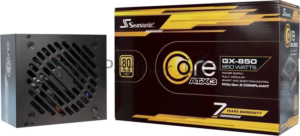 Блок питания Seasonic ATX 850W Core GX-850 Gen.5 80 PLUS gold 24pin APFC 120мм fan 8xSATA Cab Manag RTL