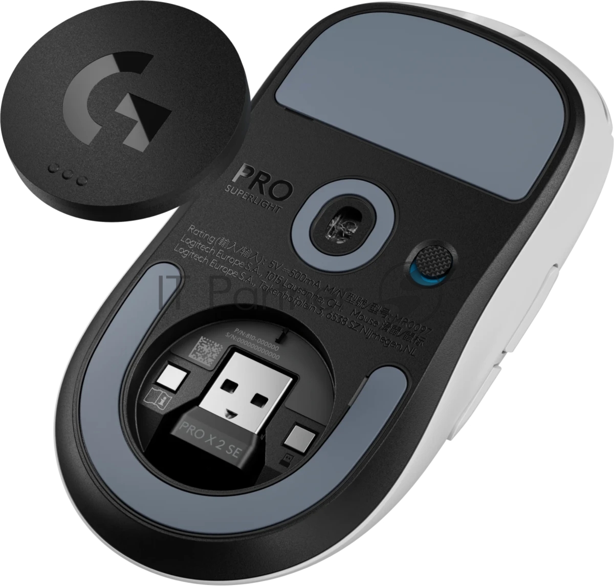 Мышь беспроводная Logitech Mouse PRO X SUPERLIGHT 2 SE, белый