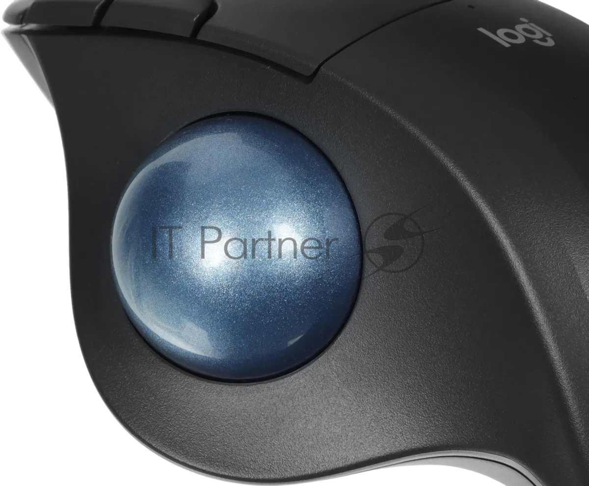 Трекбол Logitech M575S черный оптическая 2000dpi беспров. BT/Radio USB2.0 (910-007035)