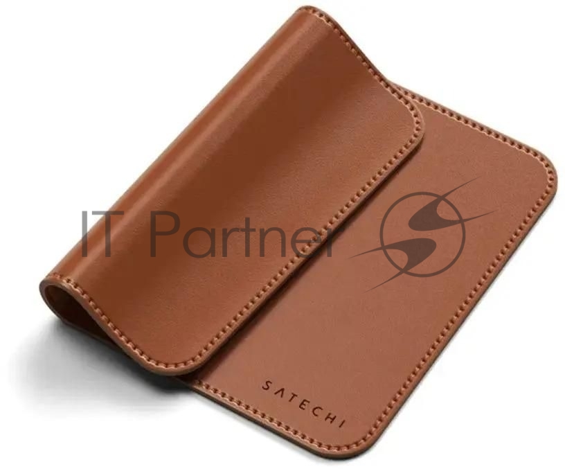 Коврик для мыши из веганской кожи Satechi Vegan-Leather Premium Desk Mat, коричневый