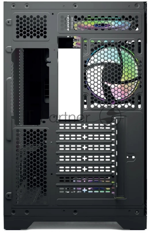 Компьютерный корпус Forza Forza FZ-G42B Seaview TG ATX Case, black, w/o psu, Curved Tempered glass front panel, 1x3,5", 3x2,5