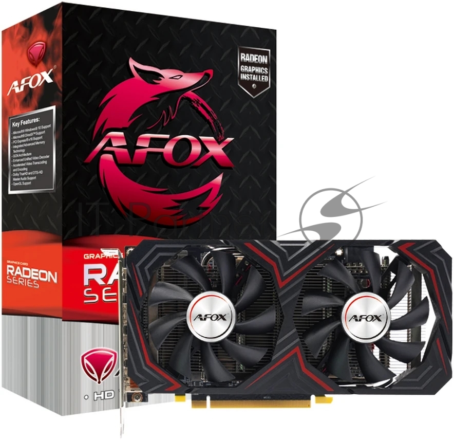 Видеокарта Afox RX580 8GB GDDR5 256bit 3xDP HDMI 2FAN RTL