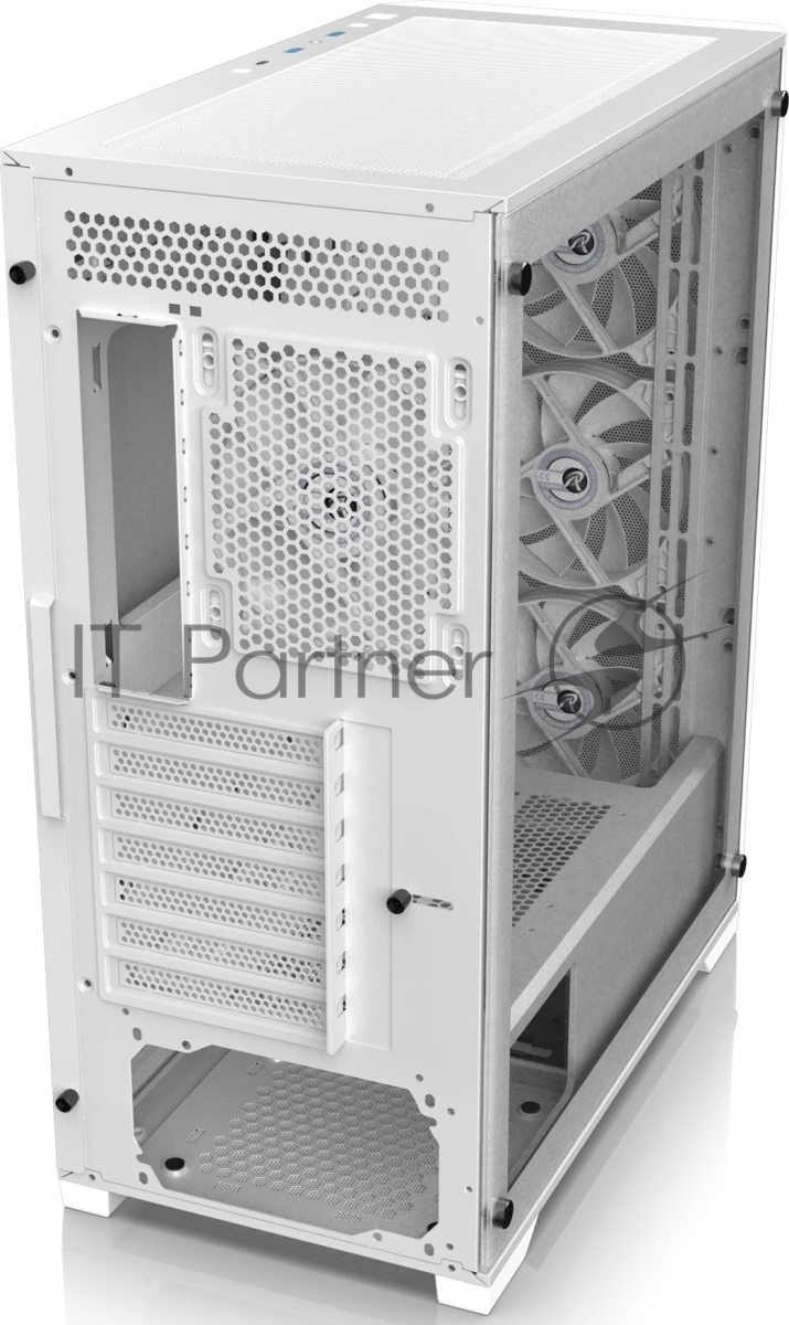 Корпус без блока питания Raijintek ARCADIA 41-MS4, Midi-Tower, TG, 1x120мм + 3x120мм ARGB, 2xUSB-A 3.0 + 1xUSB-C, ATX, mATX, mITX White