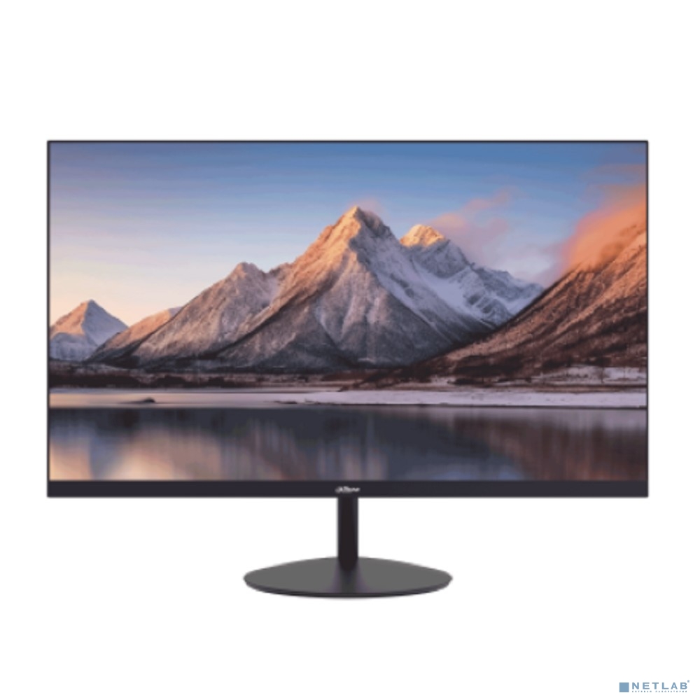 Dahua DHI-LM24-A200Y 23.8"(16:9) FullHD монитор VA ELED 1920x1080 250 кд/м2 3000:1 178°/178° 10 мс 100Гц 16.7Млн (8 бит) VESA 75X75 VGA HDMI