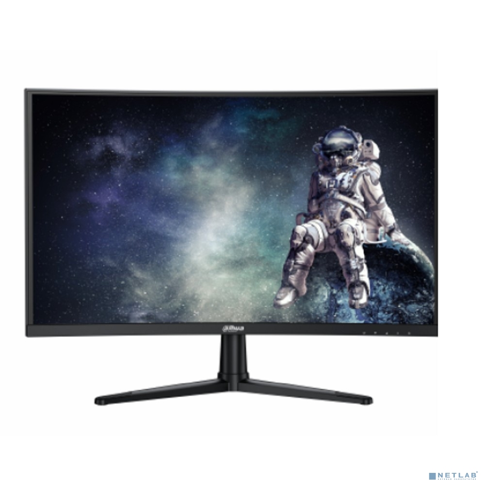 Dahua DHI-LM27-E240C 23.6"(16:9) изогнутый FullHD монитор VA E-LED 1920x1080 350 кд/м2 4000:1 178°/178° 1 мс 240Гц радиус изгиба 1500R VESA: 100X100 HDMI DP Аудио выход