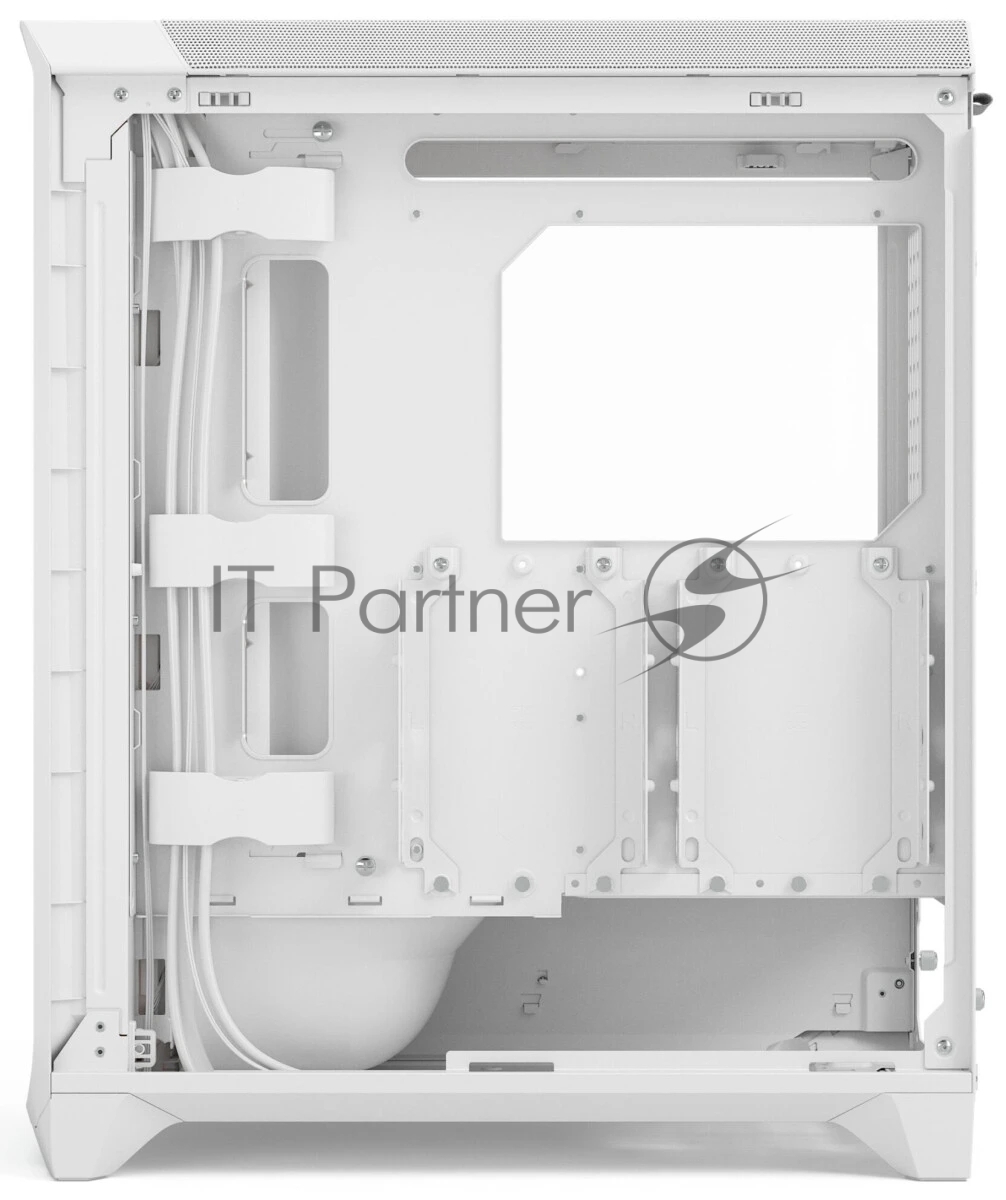 Корпус Fractal Design Meshify 3 White RGB TG Clear Tint, Midi-Tower, белый, 3 x 140 мм