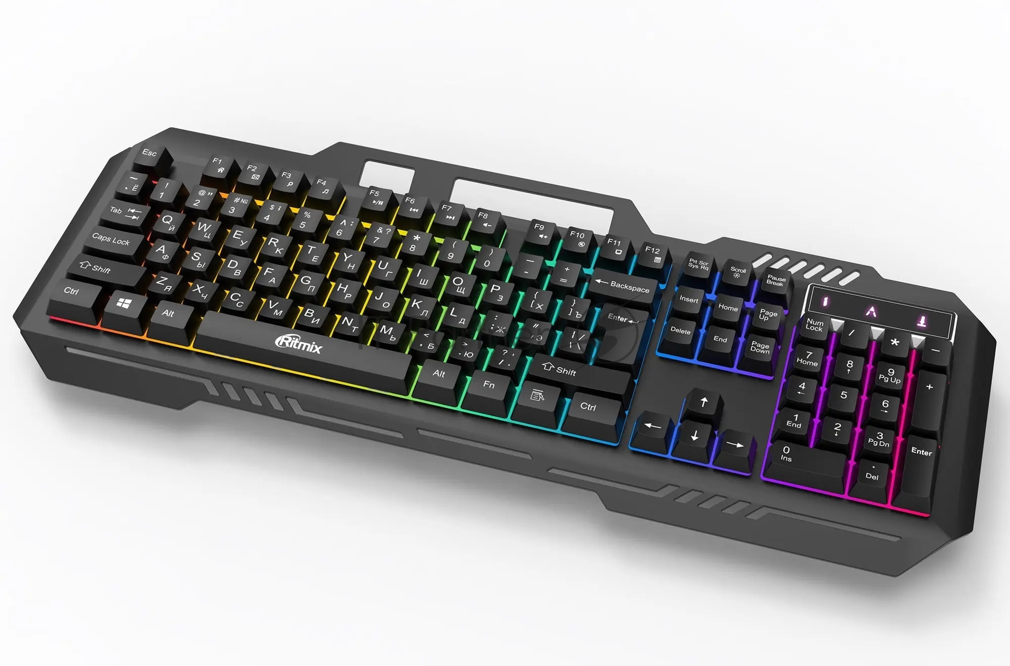 Клавиатура проводная Ritmix RKB-221BL черный