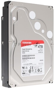 Жесткий диск HDD Toshiba N300 NAS PRO SATA3 3.5" 14TB 7200 512Mb 6Gb/s 1 year warranty (replacement ST14000NE0008, ST14000VN0008, WD141KFGX, WD142KFGX, ST14000NT001)