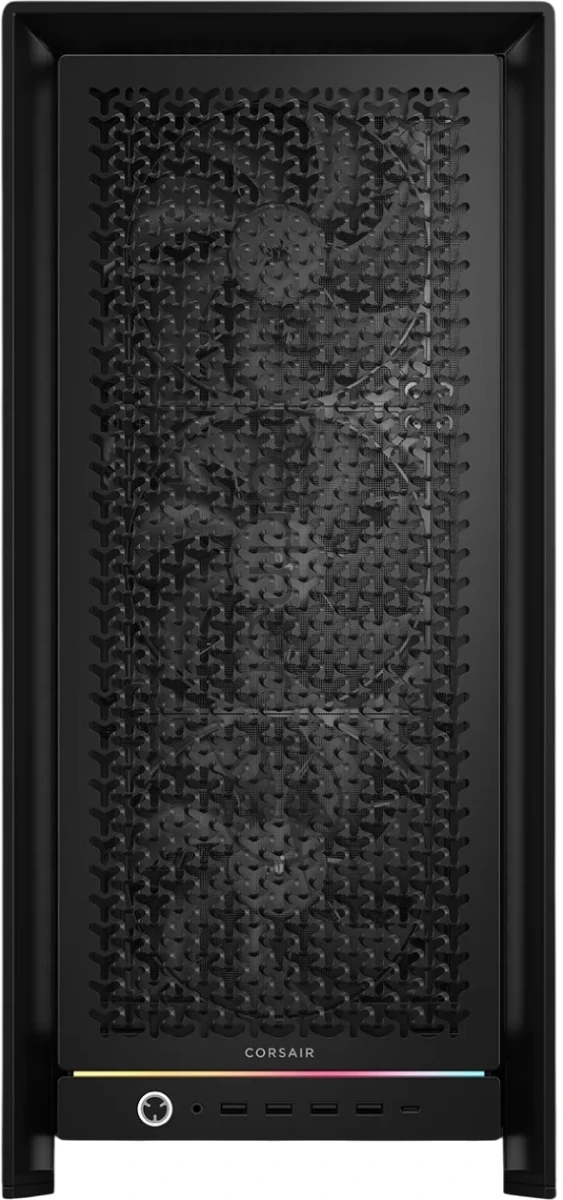 Корпус Corsair Frame 5000D RS Black, Midi-Tower, чёрный, 4 x 140 мм