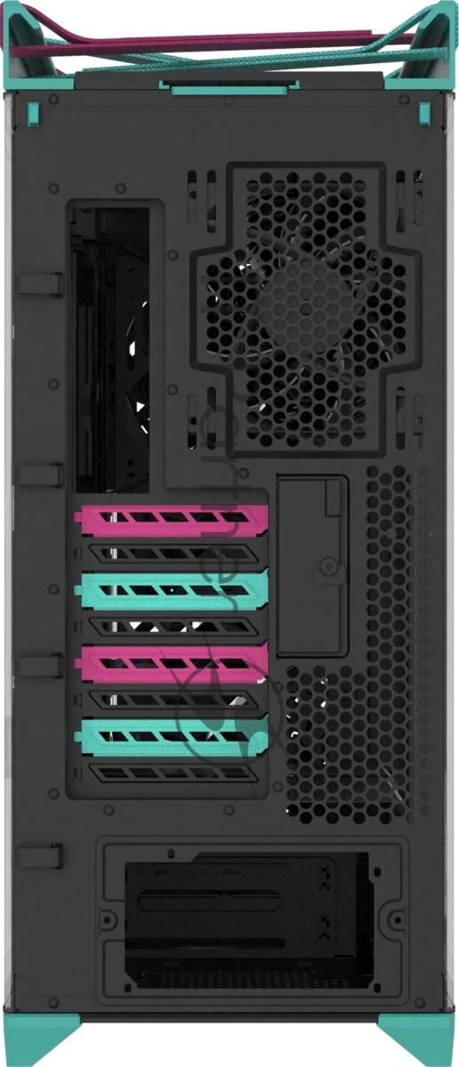 Корпус ASUS ROG Strix Helios II GX601S Hatsune Miku Edition Black, Full-Tower, чёрный, 4 x 140 мм