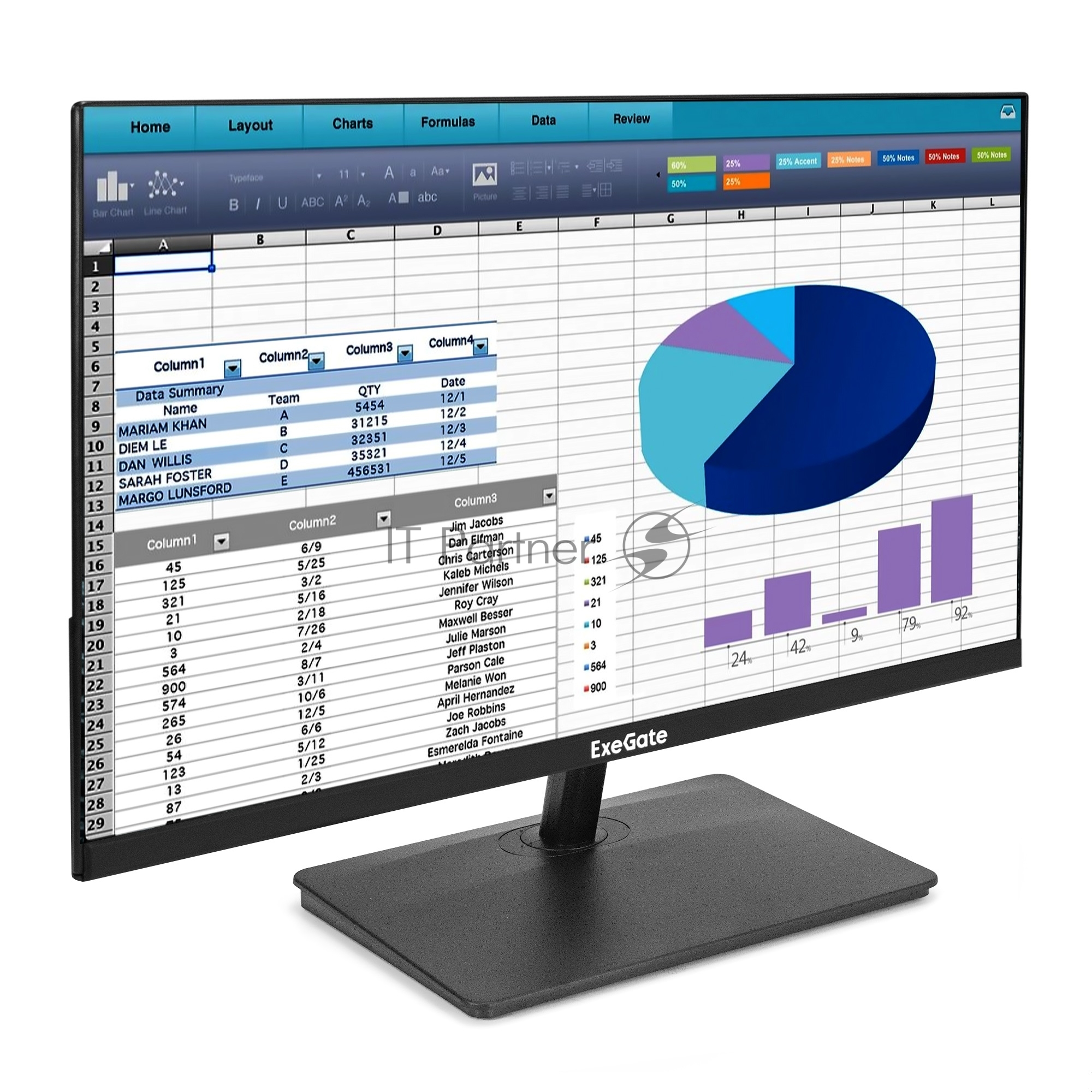 Монитор 21.5" 100 Гц ExeGate SmartView EP2200 (IPS LED Grade A+, FHD, 1920x1080@100Гц, 16:9, 250cd/m2, 1000:1, 178°/178°, 5ms, D-Sub, HDMI, Flicker-free, Low Blue Light, кабель HDMI 1.5м, VESA, регулировка наклона (tilt), черный)
