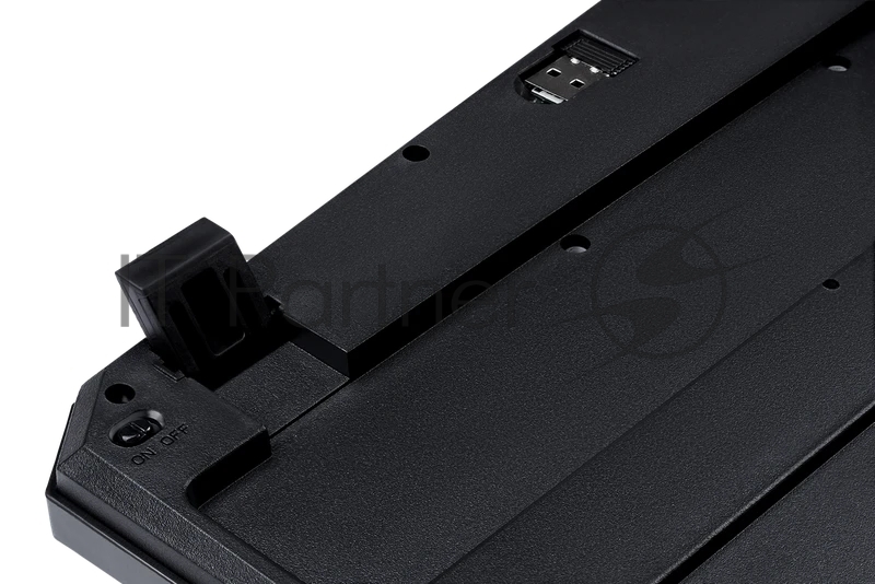 Клавиатура Redragon Harpe Wireless гибридная, USB Type-A, радиоканал, чёрный